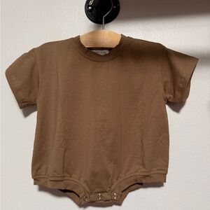 Forever French Baby Short Sleeve Bubble Romper